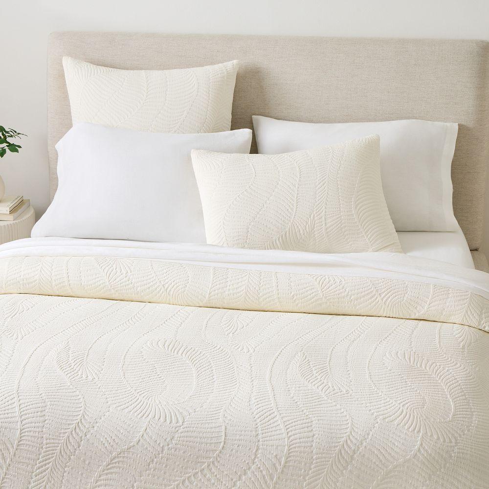Trailing Fern Matelasse Duvet Cover Pillowcases